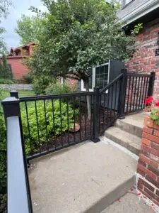 Outdoor Stair Railing Installation in Manhattan