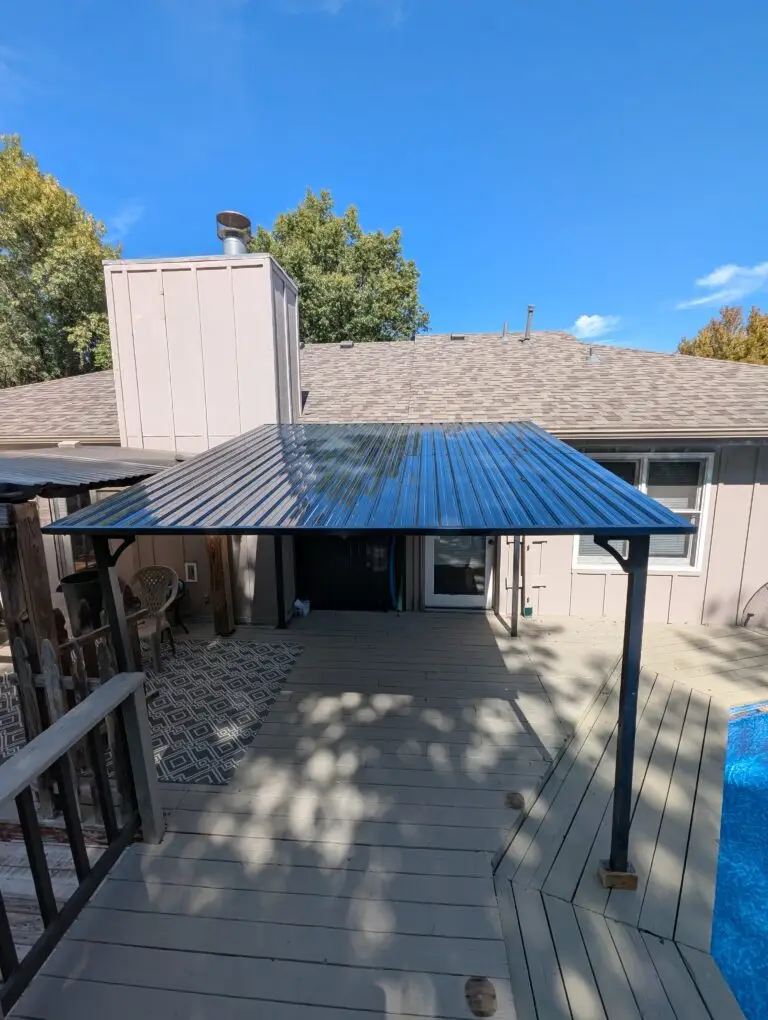 Pergola Assembly near Pool in Manhattan
