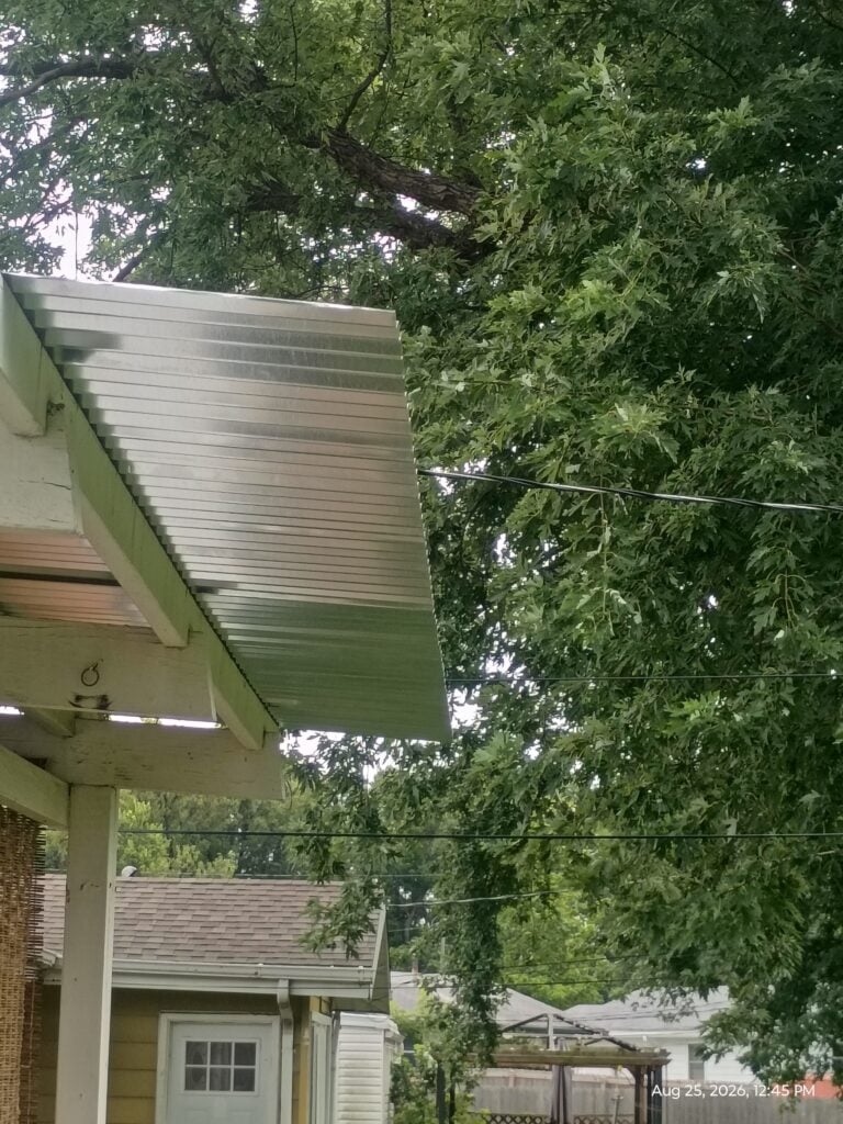 Patio Roof Repair and Replacement in Manhattan — corrugated patio roofing